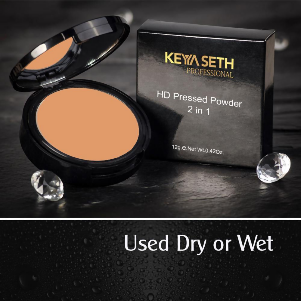 Keya Seth Aromatherapy Hd Pressed Powder 2 In 1 - Shade 4 - Distacart