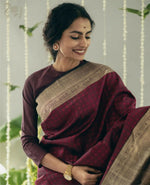 Thumbnail for Preksha Creation Banarasi Soft Silk Women Red Saree - Distacart