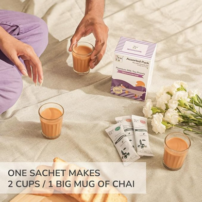 TeaFit Premium NO SUGAR Instant Assorted Tea Premix - Distacart