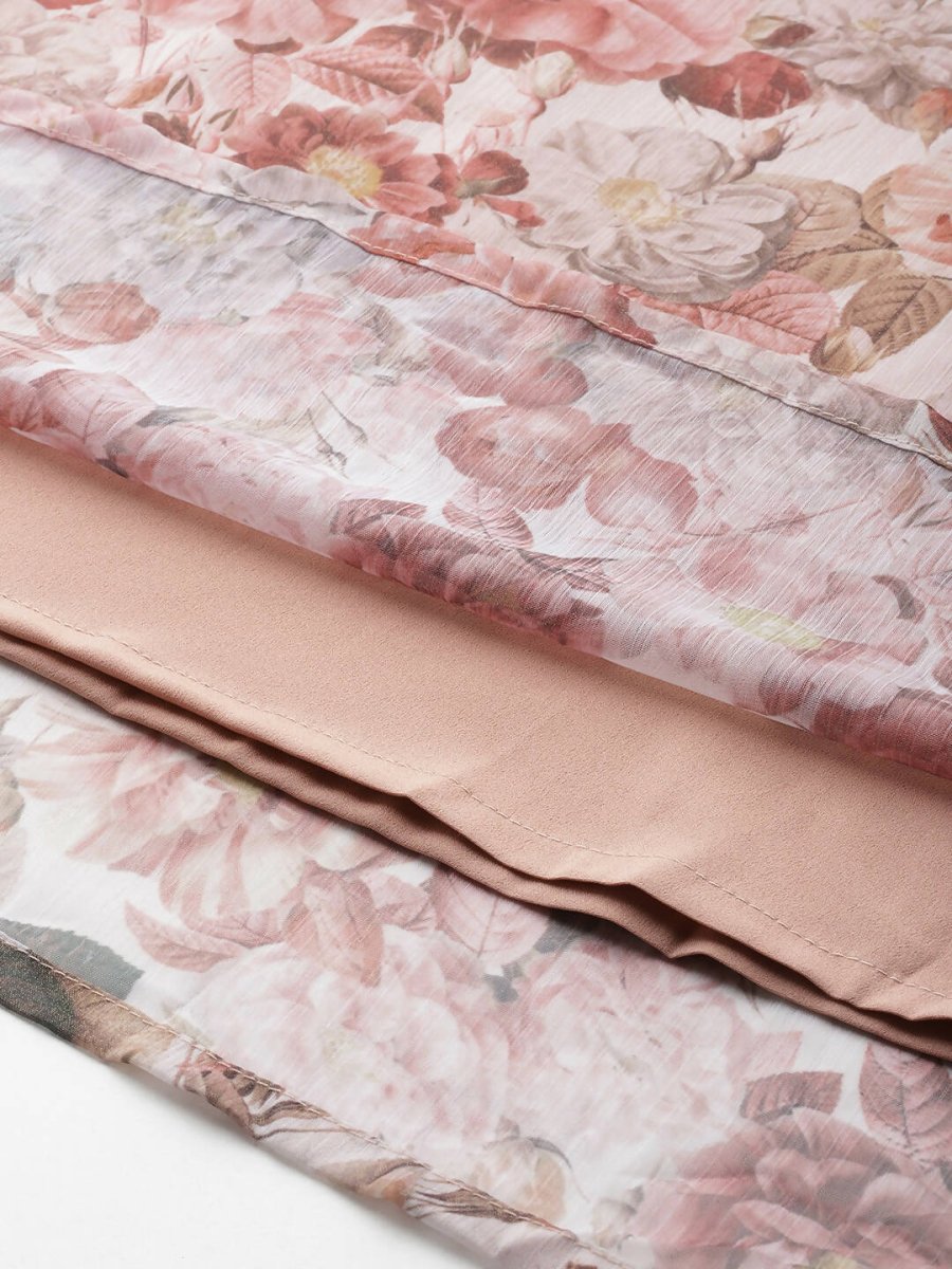 Ahalyaa Women's Traditional wear Dress - Brown - Distacart