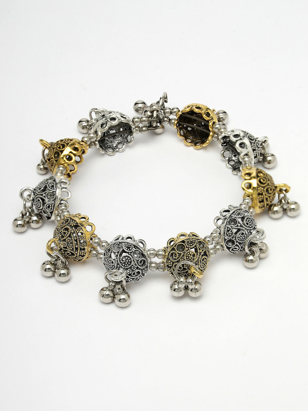 NVR Women's Gold Plated Stylish Latest Design Multicolor Bracelet - Distacart