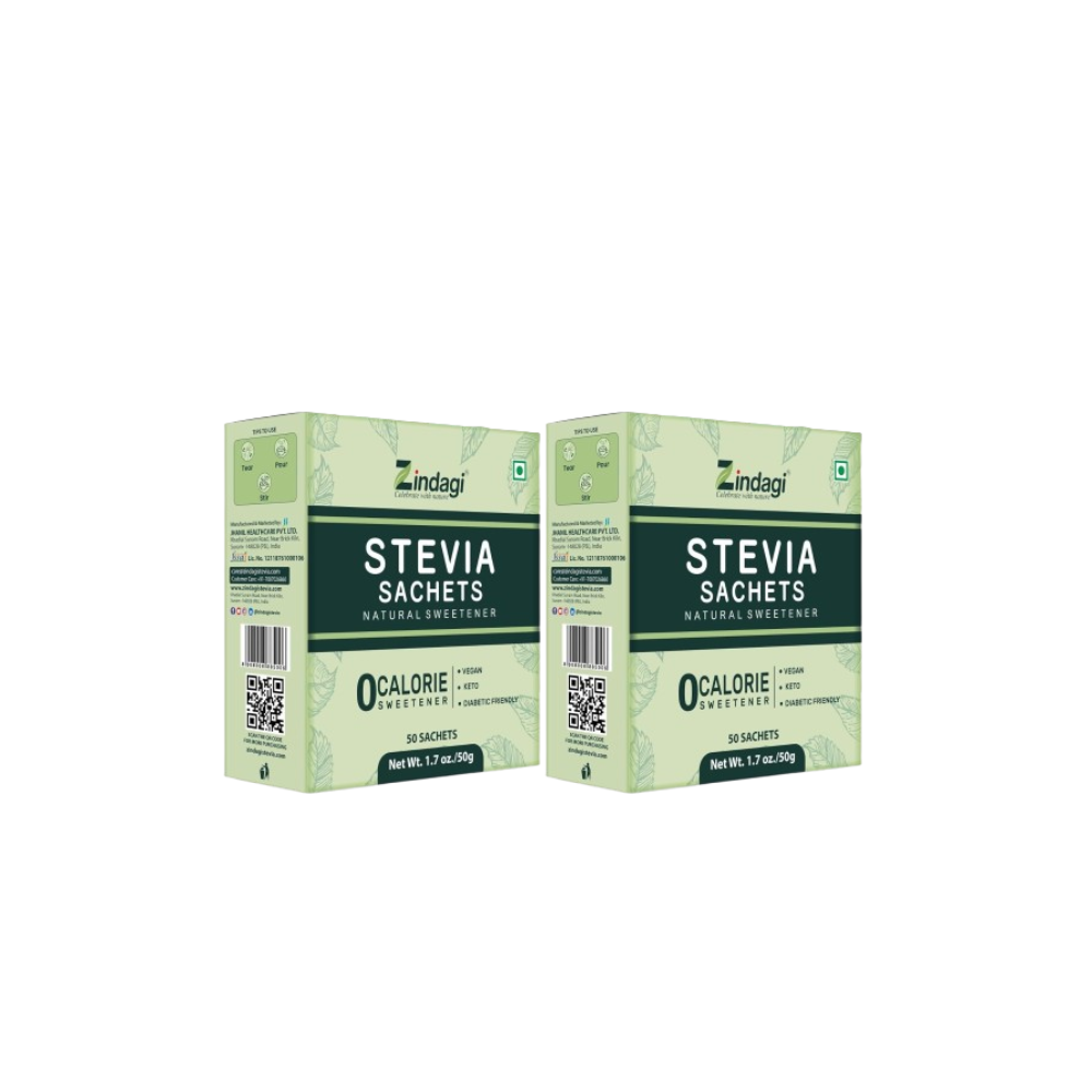 Zindagi Stevia Nature's Sweetener Sachets - Distacart