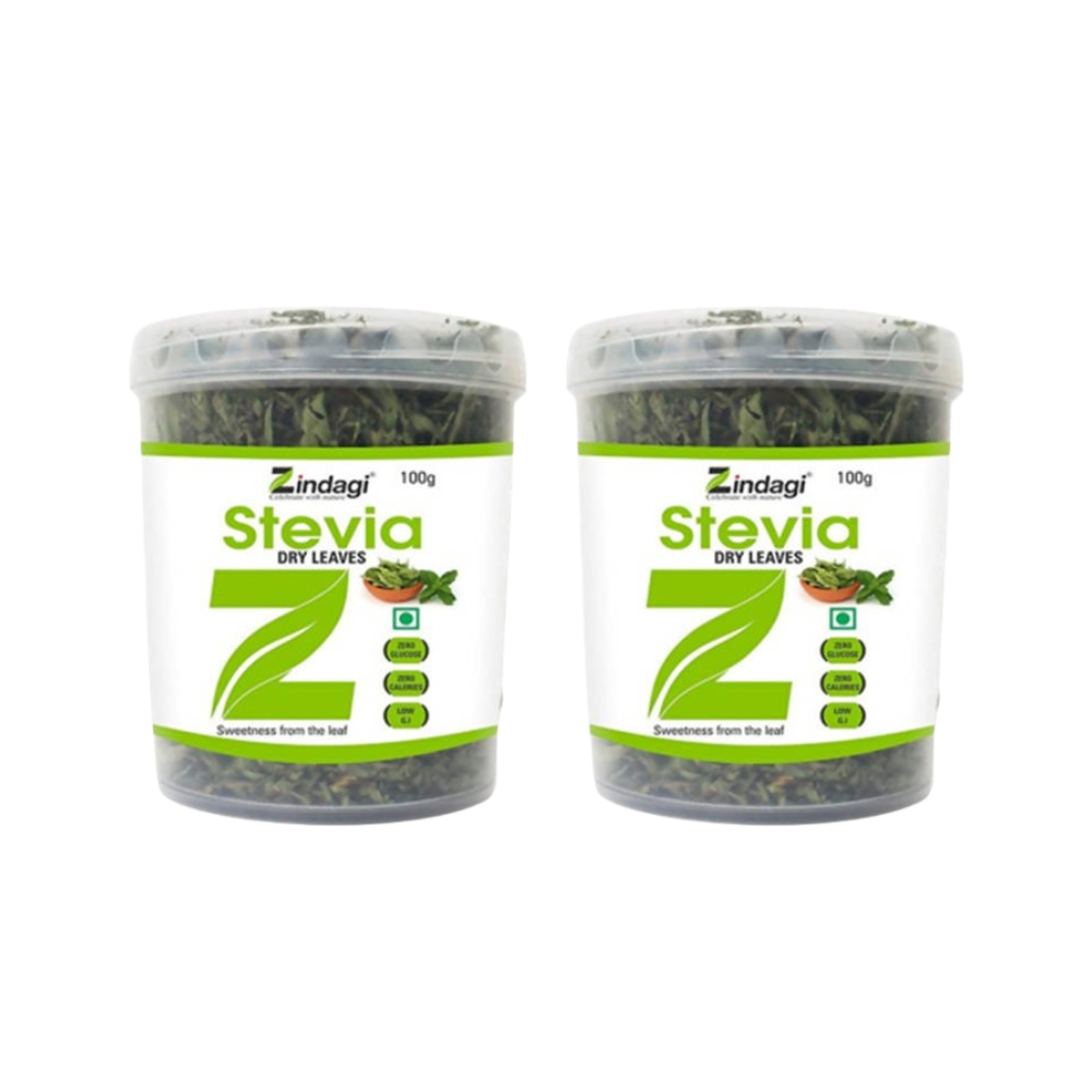 Zindagi Stevia Dry Leaves - Distacart
