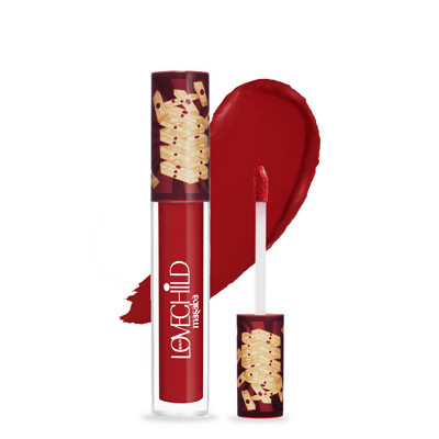 LoveChild By Masaba Gupta Take A DareTransfer-proof Blood Red Maroon Liquid Lipstick - Distacart