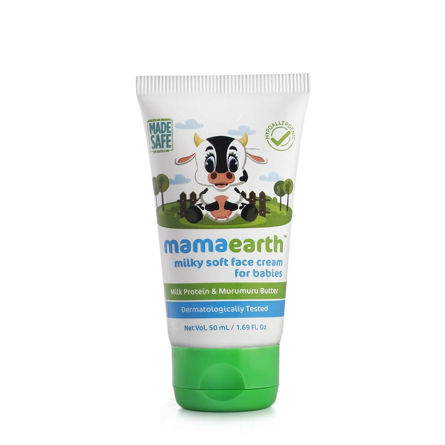 Mamaearth Milky Soft Natural Baby Face Cream & Deeply Nourishing Natural Baby wash - Distacart