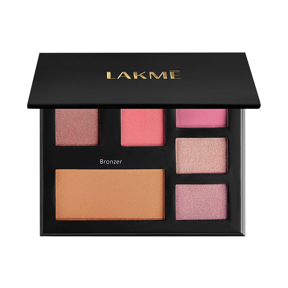Lakme Glitterati 4 In 1 Face Palette - Day Queen - Distacart