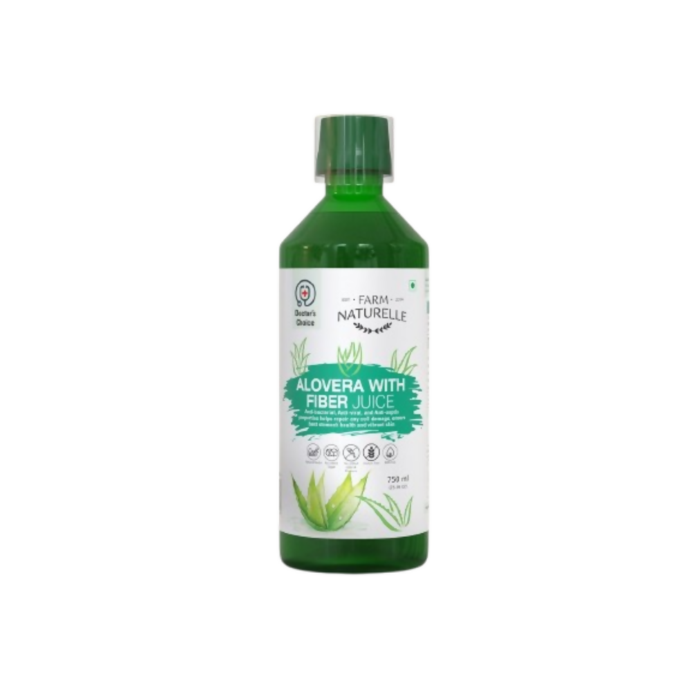 Farm Naturelle Aloe Vera Juice - Revitalize Hair, Skin, and Digestive Health