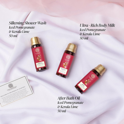 Forest Essentials Roopa Fragrant Shower Ritual Luxurious Ayurvedic Bath & Body Gift Set Kit - Distacart