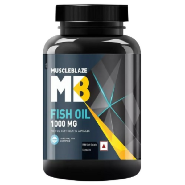 MuscleBlaze Fish Oil 1000 Mg Capsules