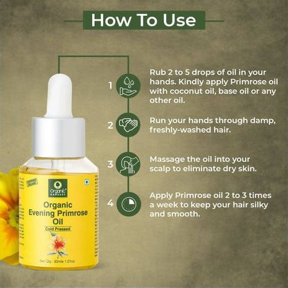 Organic Harvest Cold Pressed Organic Evening Primrose Oil - Distacart