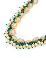 Thumbnail for Jewel City Indian Kundan Gold-Plated Austrian Diamonds Studded & Beaded Jewellery Set