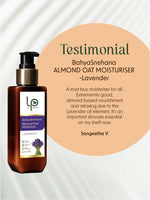 Thumbnail for Life Purified Bahyasnehana Almond Oat Moisturiser - Body Lotion - Lavender