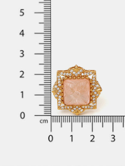 Ruby Raang Diamond Crystal Ring - Distacart