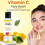 Thumbnail for Globus Remedies Anti Ageing Globus Naturals Anti-Ageing Skin Brightening Vitamin C Face Wash