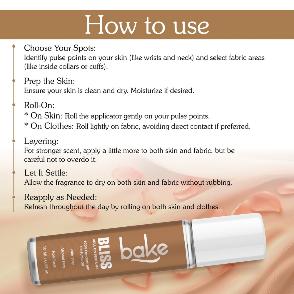 Bake Bliss 100% Concentrated Perfume Oil Roll on Fragrance For Men & Women - Passion Fruit - Distacart