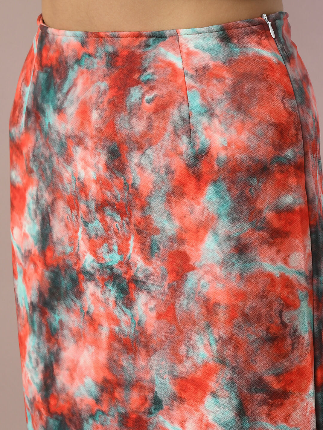 Myshka Women's Multi Printed Knee Length Party Embellished Skirts - Distacart