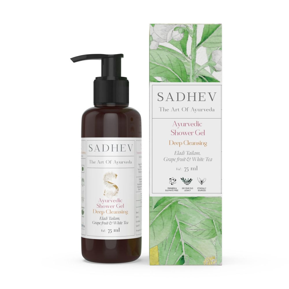Sadhev Ayurvedic Shower Gel Deep Cleansing - Distacart