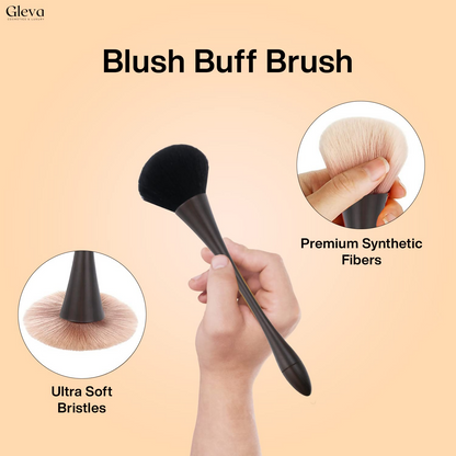 Gleva Ultimate Blend Makeup Brush - Dark Wood - Distacart