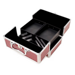 Thumbnail for Bronson Professional Makeup Vanity Trousseau Box Faux Leather Finish (Multi-Color) - Dista