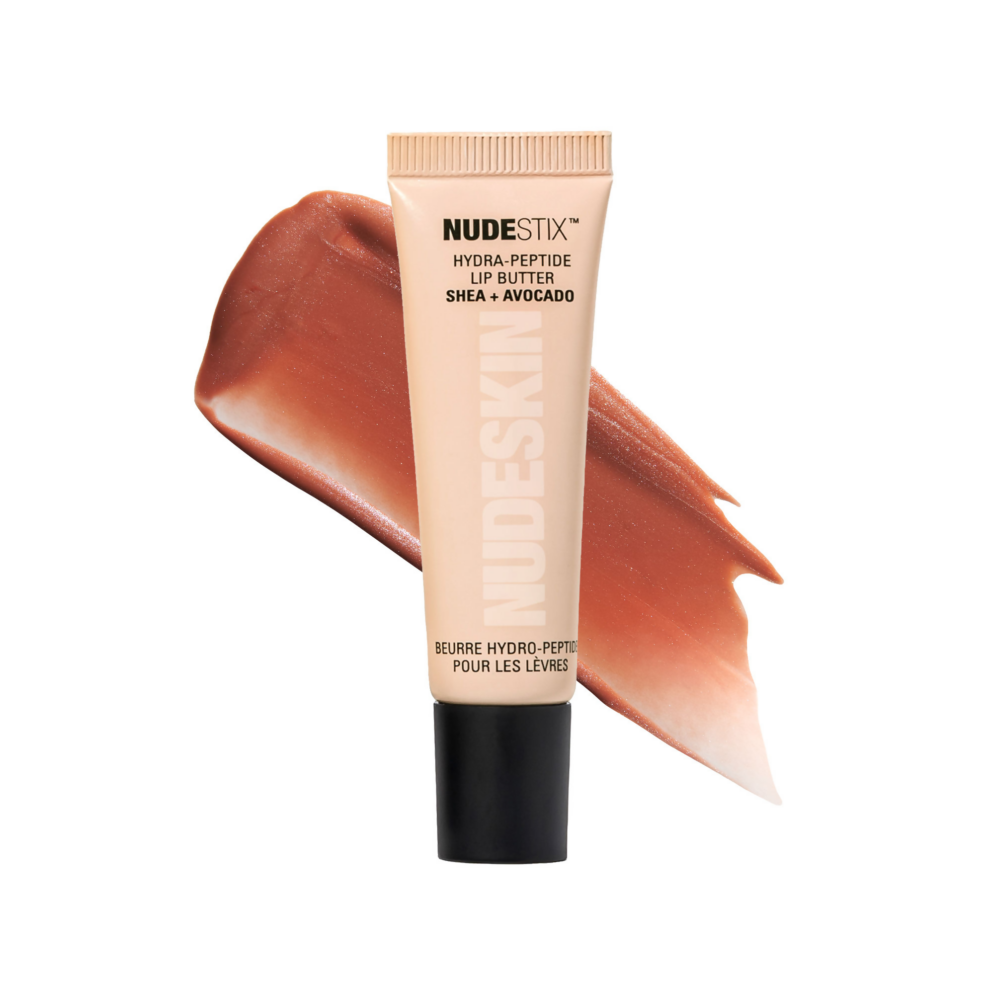 Nudestix Hydra-Peptide Lip Butter - Dolce Nude - Distacart