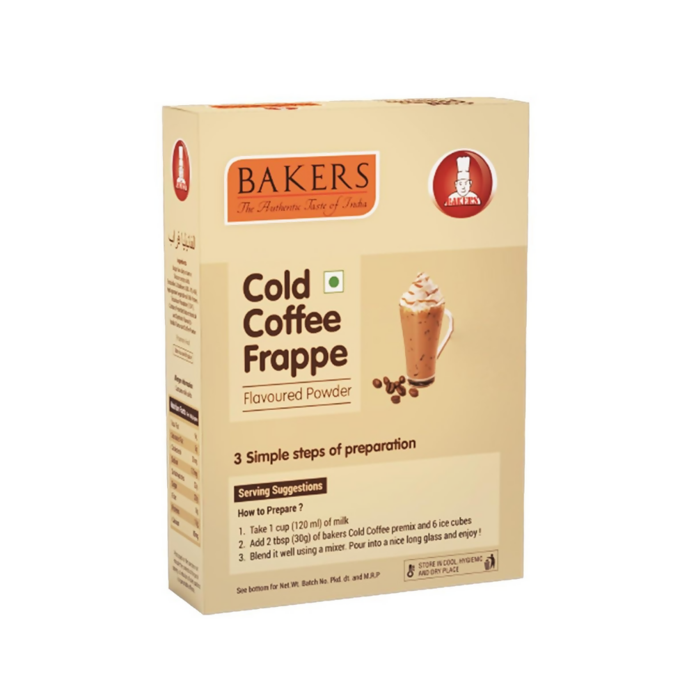 BAKERS Cold Coffee Frappe Powder & Belgian Choco Frappe Powder - Dista
