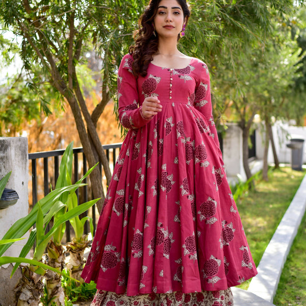 Aayaa Pure Cotton Silk Suit With Heavy Digital Print - Multi Color - Distacart