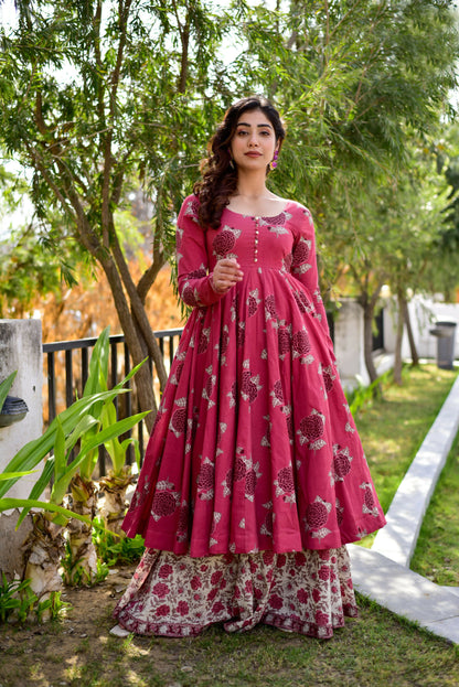 Aayaa Pure Cotton Silk Suit With Heavy Digital Print - Multi Color - Distacart