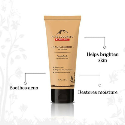 Alps Goodness Sandalwood Face Wash - Distacart