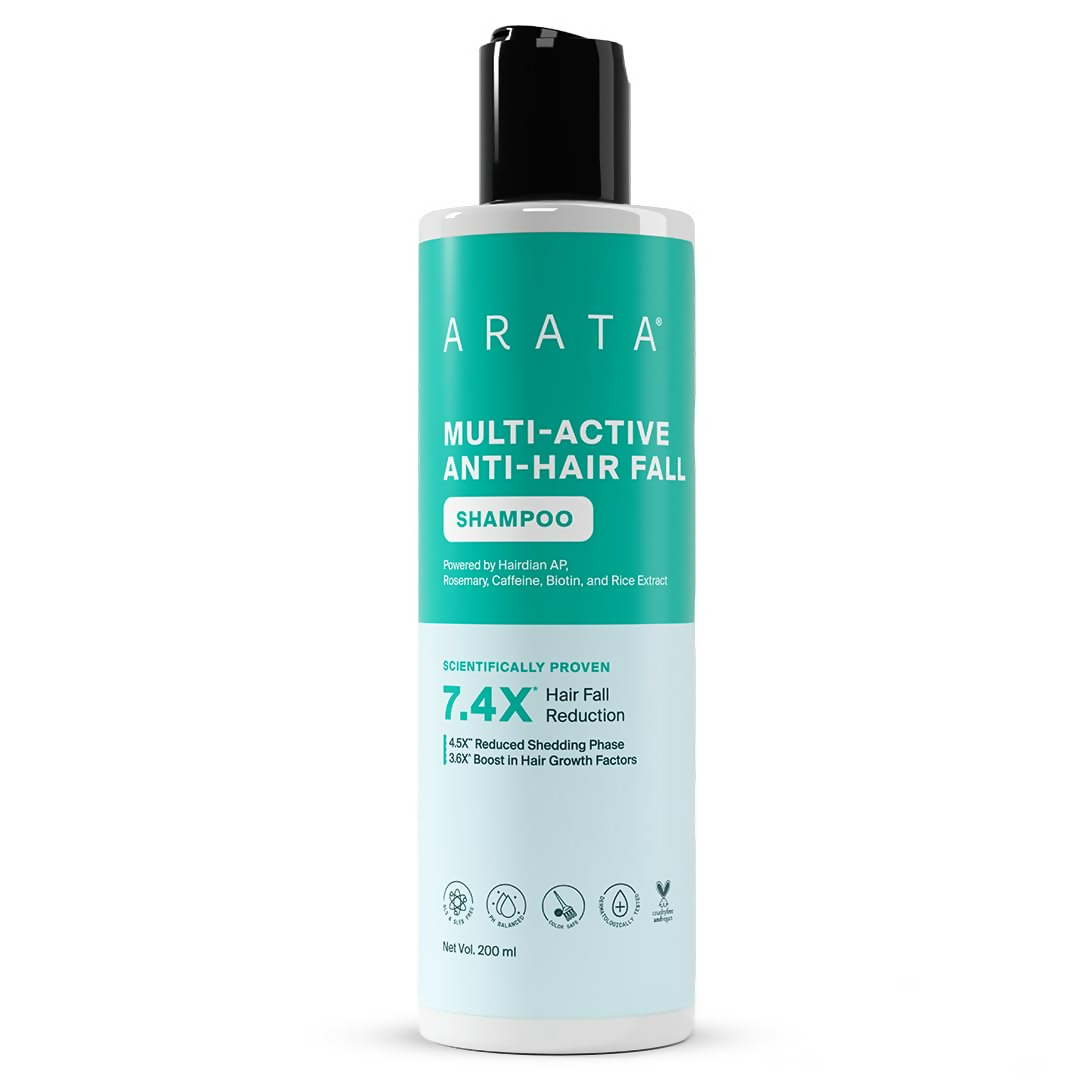 Arata Multi Active Anti Hair Fall Shampoo With Caffeine - Distacart
