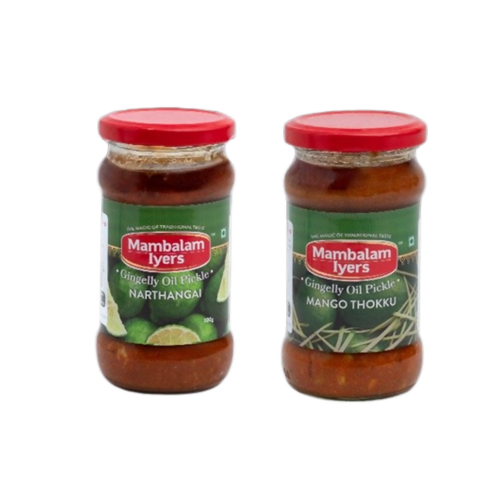 Mambalam Iyers Narthangai & Mango Thokku Pickle Combo - Distacart
