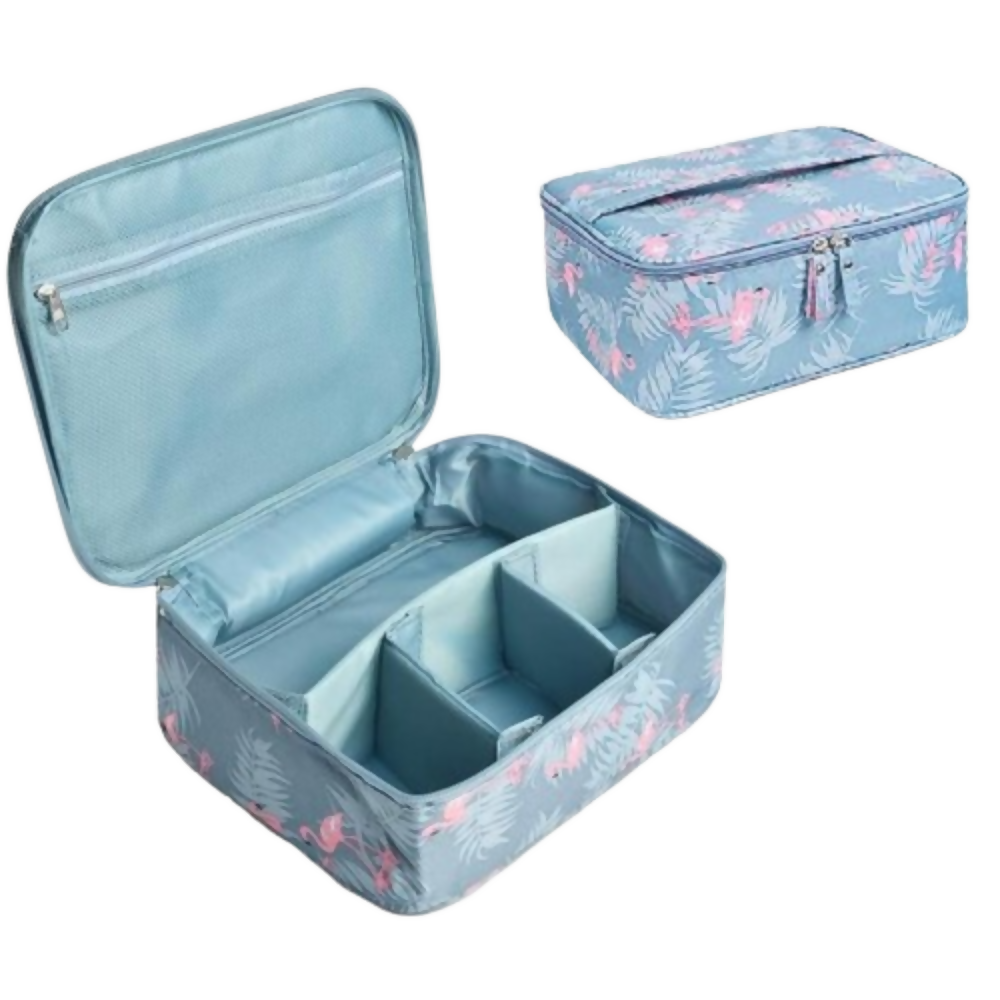 Bronson Professional Portable Dividers Travel Cosmetic Bag Organizer