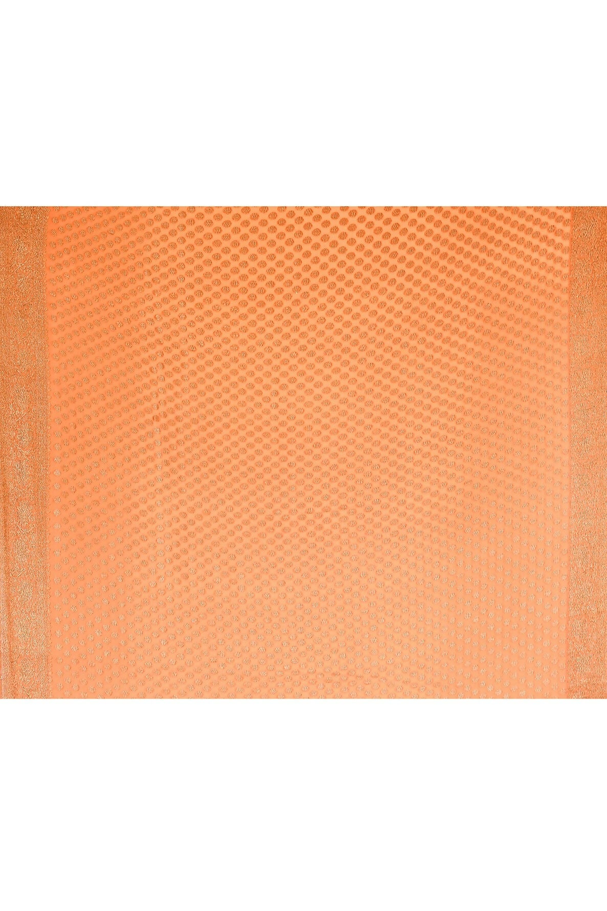 Joban Fashion Red Crepe Chiffon Pure Handloom Banarasi Silk Saree