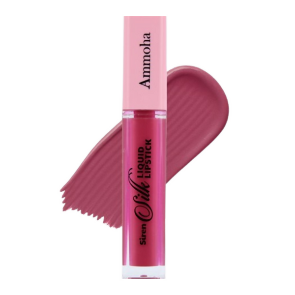 Ammoha Cosmetics Long-Lasting, Matte-Finished Rosewood Glow Color Liquid Lipstick - Distacart