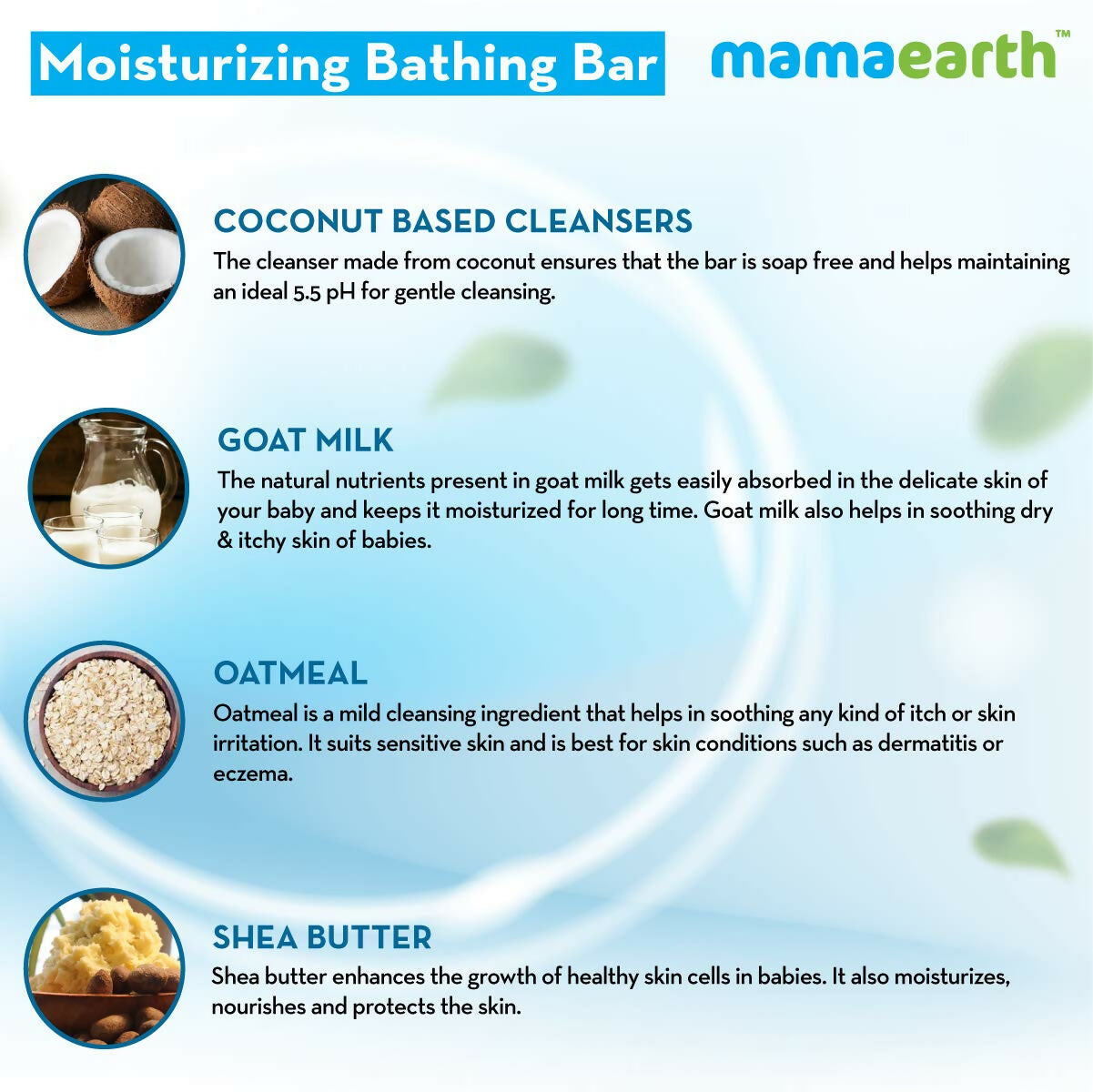 Mamaearth Moisturizing Baby Bathing Soap Bars & Daily Moisturizing Lotion - Distacart