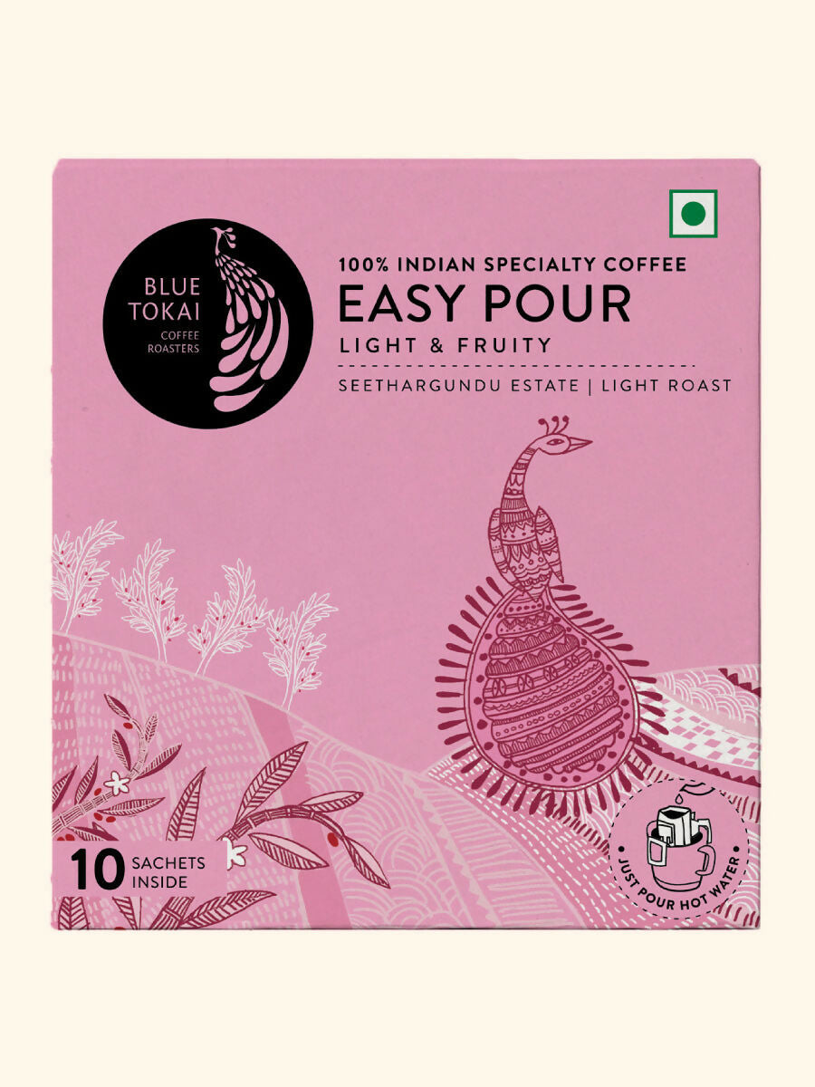Blue Tokai Seethargundu Estate Light Roast Easy Pour Sachets - Distacart