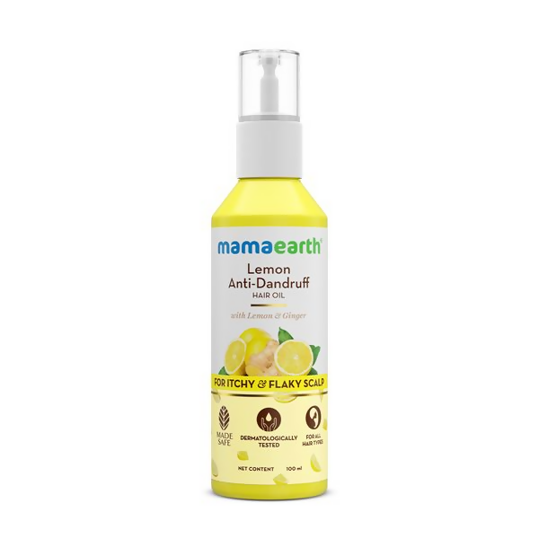 Mamaearth Lemon Anti-Dandruff Hair Oil with Lemon & Ginger for Dandruff - Distacart