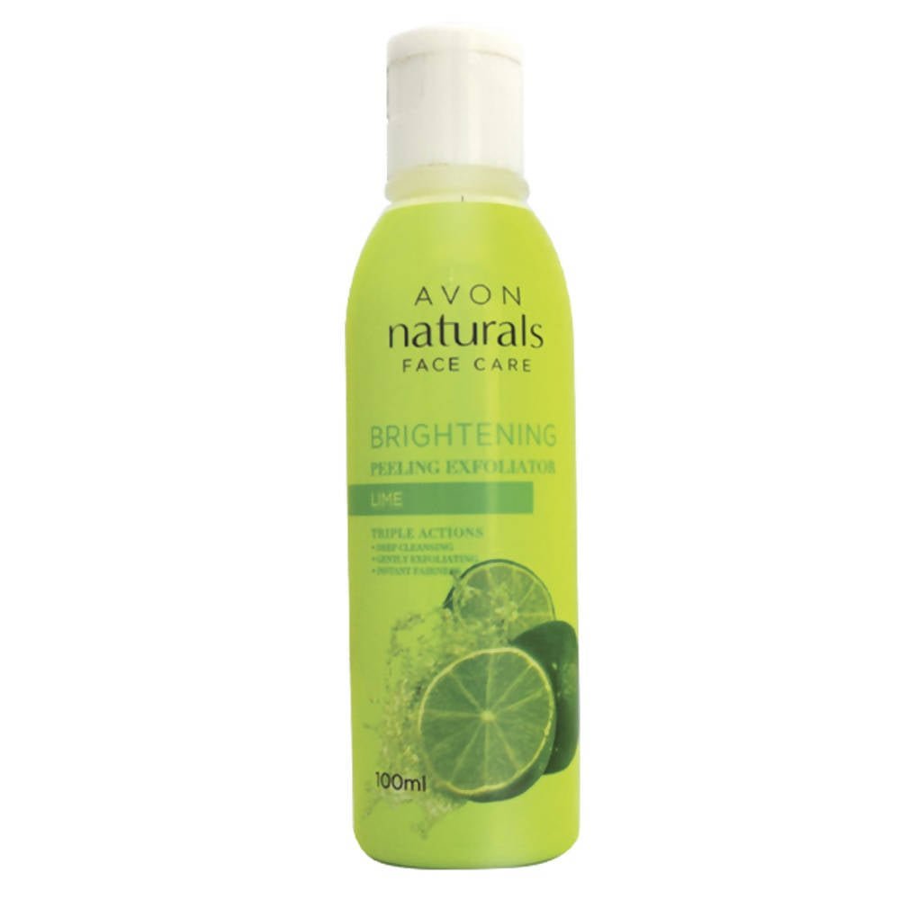 Avon Naturals Brightening Peeling Exfoliator Lime - Distacart