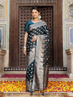 Thumbnail for Astita Tarquice Silk Saree
