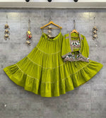 Thumbnail for Preksha Creation Rayon Cotton Fabric Women Lehenga Choli - Popati - Distacart