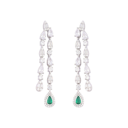 Nuyug Crystal Luster Cubic ZIrcon Necklace Set - Distacart