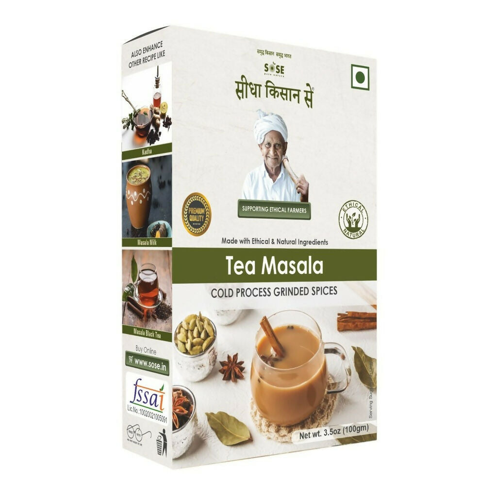 Gir Sidha Kisan Se Natural Tea Masala - Distacart