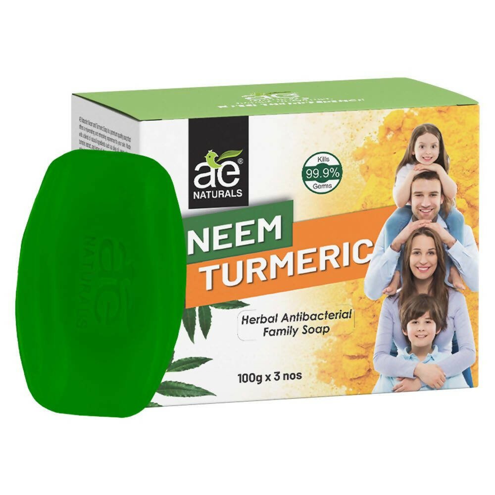 Ae Naturals Neem & Turmeric Soap - Distacart