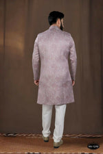 Thumbnail for Joban Fashion Men's Pink Woven Jacquard Kurta with Pyjama - Distacart
