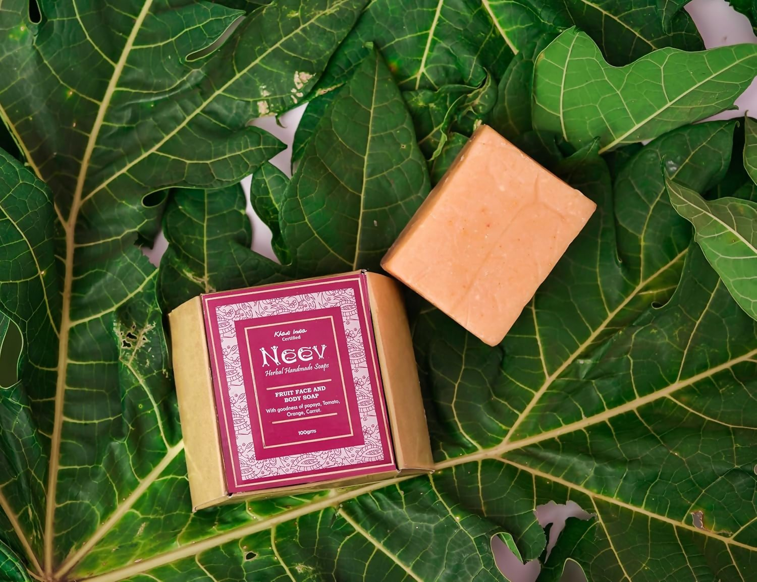 Neev Herbal Handmade Soaps Fruit Face And Body - Distacart