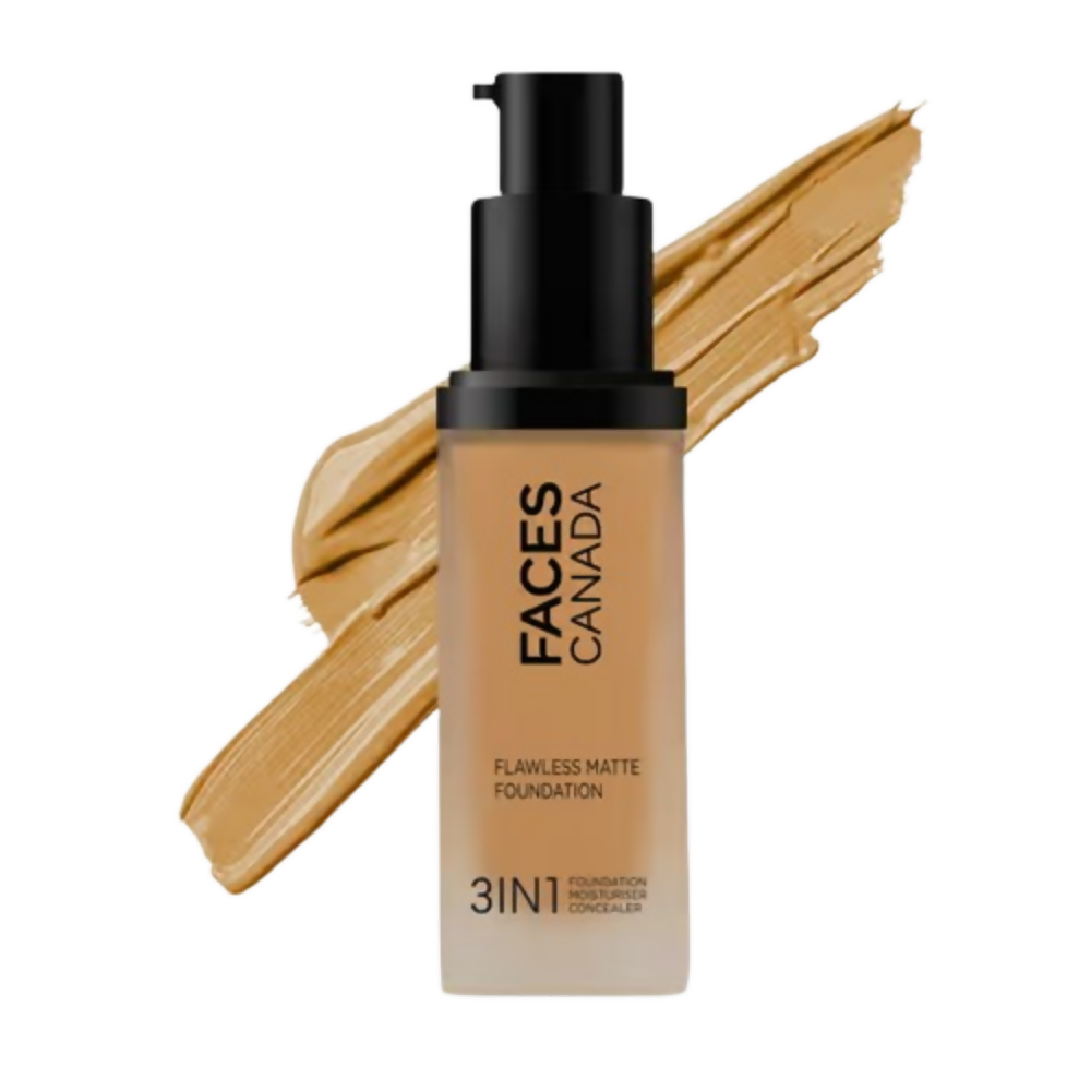 Faces Canada Flawless Matte Foundation - Warm Sand 042 - Distacart