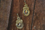 Thumbnail for Joban Fashion Women Brass Golden White Ad Earrings - Distacart