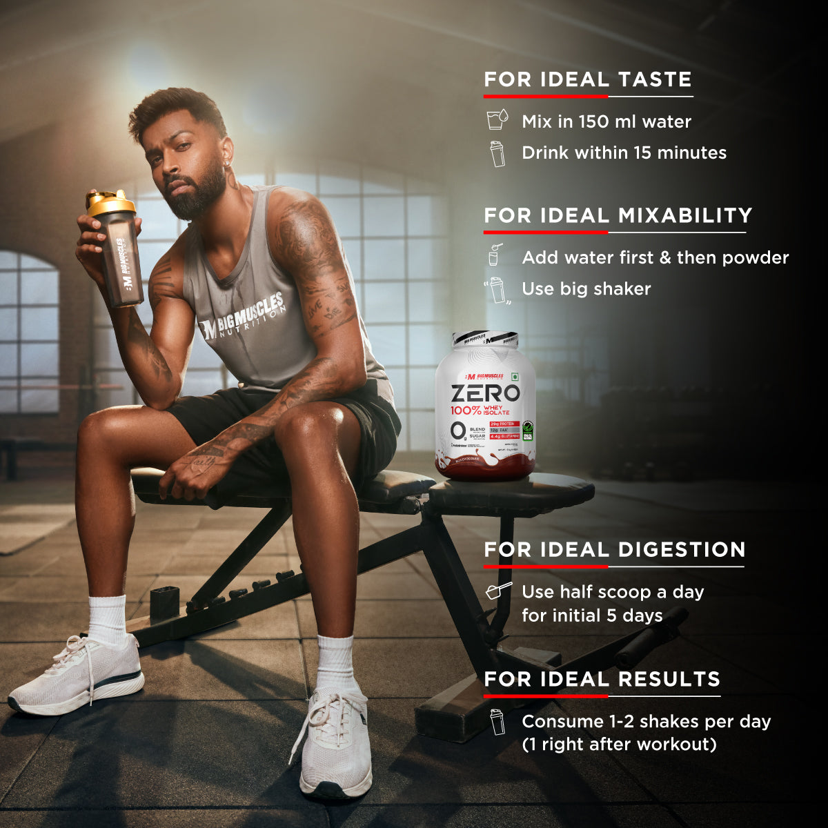 Big Muscles Nutrition Zero Whey Protein