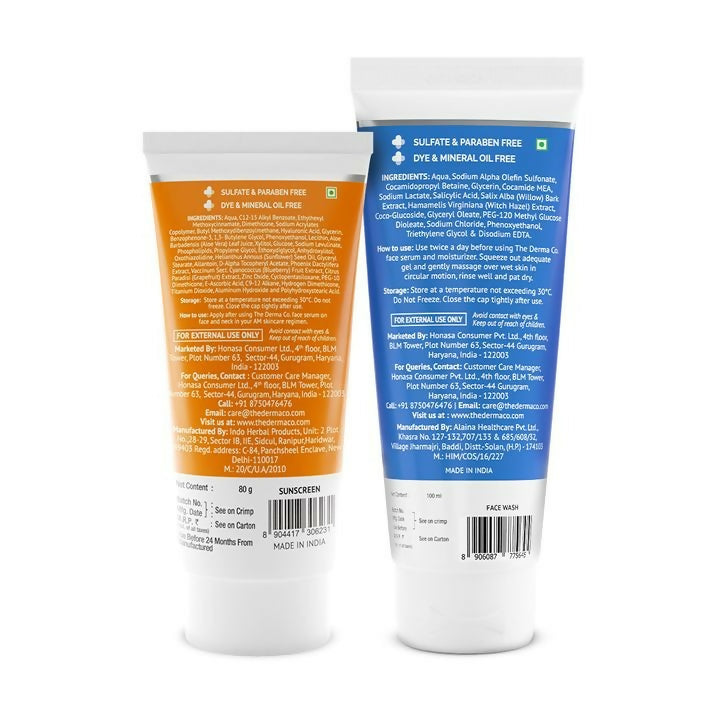 The Derma Co Cleanse & Protect Combo - Distacart