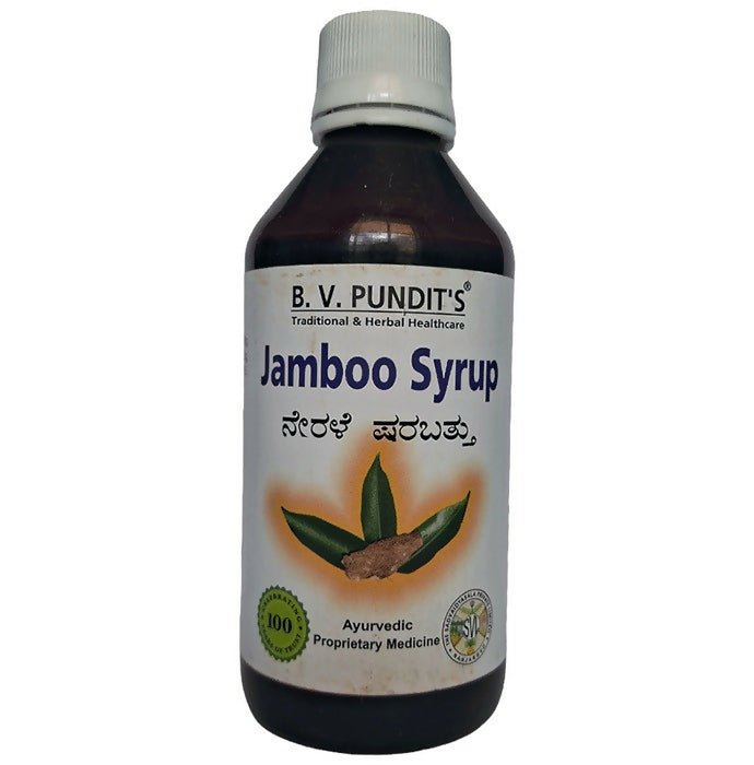 B V Pundit's Jamboo Syrup - Distacart