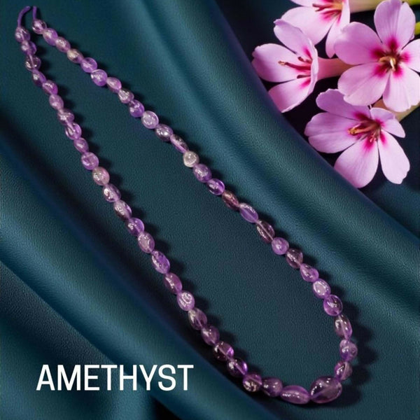 Joban Fashion Women Lavender Gemstone Necklaces, Amethyst Graduated - Distacart